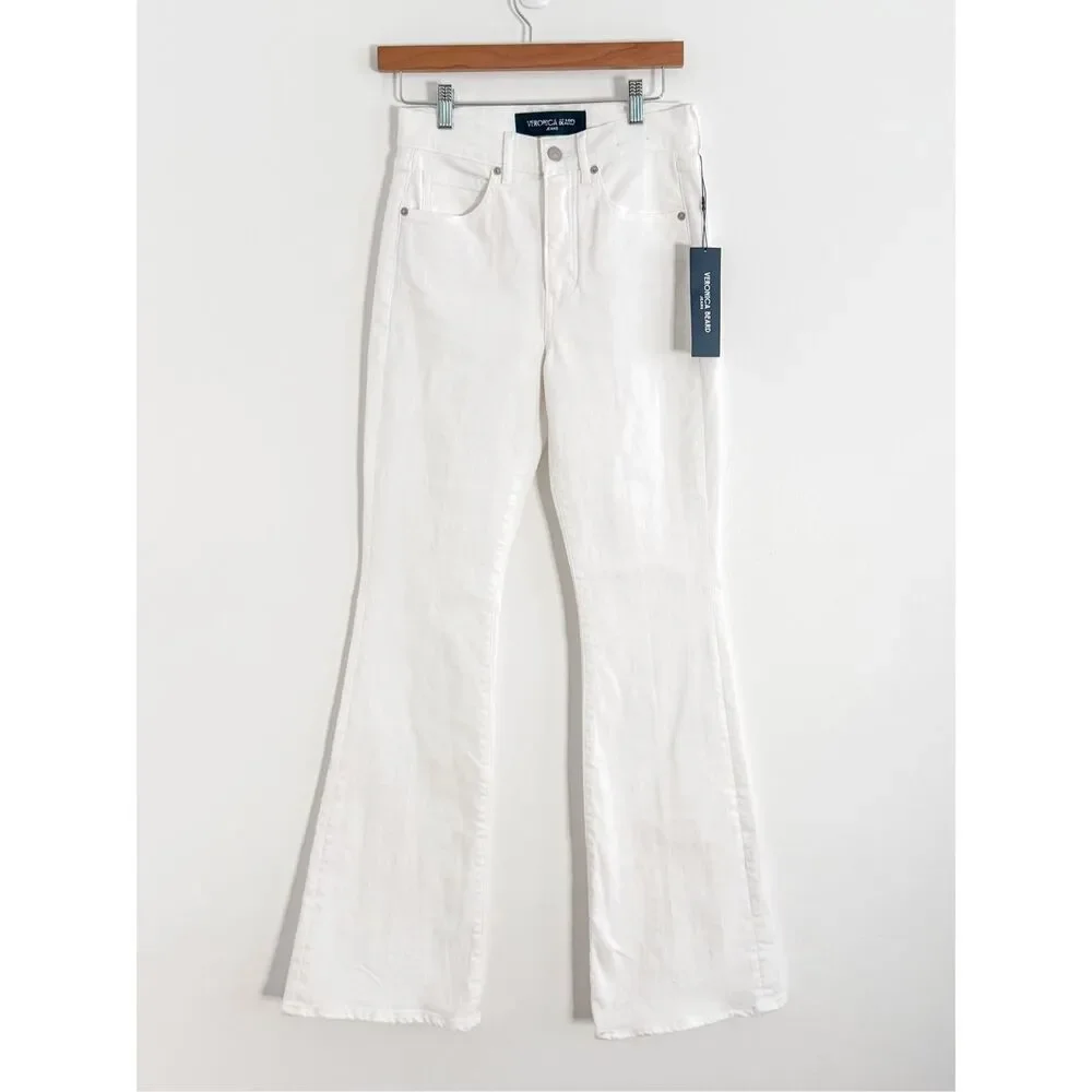 Veronica Beard Beverly High-Rise Skinny Flare Jeans Size 30 $298 NWT - Picture 6 of 9